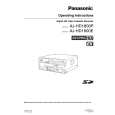 PANASONIC AJHD1800 Instrukcja Obsługi