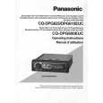 PANASONIC CQDPG600EUC Instrukcja Obsługi
