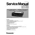 PANASONIC CQV11EG Instrukcja Serwisowa