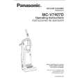 PANASONIC MCV7407D Instrukcja Obsługi