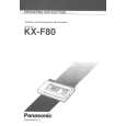 PANASONIC KXF80 Instrukcja Obsługi