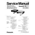 PANASONIC NV850 Instrukcja Serwisowa