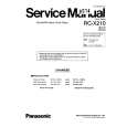 PANASONIC RCX210 Instrukcja Serwisowa