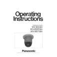PANASONIC WVBS304 Instrukcja Obsługi