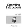 PANASONIC WV7260D Instrukcja Obsługi