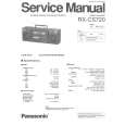 PANASONIC RX-CS720 Instrukcja Serwisowa
