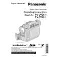 PANASONIC PVDV201 Instrukcja Obsługi