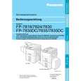 PANASONIC FP7818 Instrukcja Obsługi