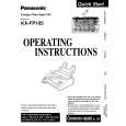 PANASONIC KXFP105 Instrukcja Obsługi