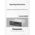PANASONIC CQR215SEW Instrukcja Obsługi
