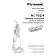 PANASONIC MCV5209 Instrukcja Obsługi
