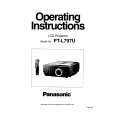 PANASONIC PTL797U Instrukcja Obsługi