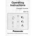 PANASONIC ES113P Instrukcja Obsługi