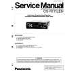 PANASONIC CQR111LEN Instrukcja Serwisowa