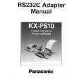 PANASONIC KXPS10 Instrukcja Obsługi