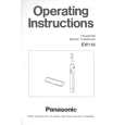 PANASONIC EW118 Instrukcja Obsługi