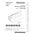 PANASONIC PVL750 Instrukcja Obsługi