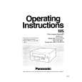 PANASONIC AG6124E Instrukcja Obsługi