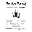 PANASONIC RF-433 Instrukcja Serwisowa