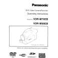 PANASONIC VDR-M50 Instrukcja Obsługi