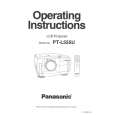PANASONIC PTL555U Instrukcja Obsługi