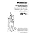 PANASONIC MCV415 Instrukcja Obsługi