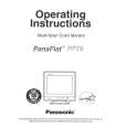 PANASONIC PF70 Instrukcja Obsługi