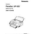 PANASONIC UF322 Instrukcja Obsługi