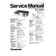 PANASONIC SV-3900 Instrukcja Serwisowa