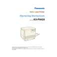 PANASONIC KX-P8420 Instrukcja Obsługi
