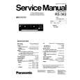 PANASONIC RS363 Instrukcja Serwisowa