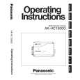 PANASONIC AKHC1500G Instrukcja Obsługi