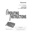 PANASONIC KXF700 Instrukcja Obsługi
