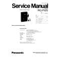 PANASONIC RQP525 Instrukcja Serwisowa