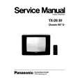 PANASONIC TX28S1 Instrukcja Serwisowa