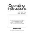 PANASONIC AWRC600P Instrukcja Obsługi