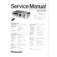 PANASONIC SV3700 Instrukcja Serwisowa