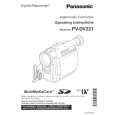 PANASONIC PVDV221 Instrukcja Obsługi
