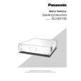 PANASONIC WJSX150 Instrukcja Obsługi
