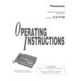 PANASONIC KXF750 Instrukcja Obsługi