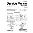 PANASONIC RXCW25F Instrukcja Serwisowa