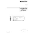 PANASONIC TH-D7500N Instrukcja Obsługi