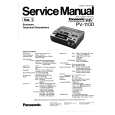 PANASONIC PV1100 Instrukcja Serwisowa