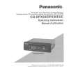 PANASONIC CQDPX50EUC Instrukcja Obsługi