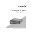 PANASONIC CQ2000EU Instrukcja Obsługi