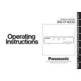 PANASONIC AWIF400G Instrukcja Obsługi