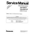 PANASONIC TX47PT1/F Instrukcja Serwisowa