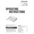 PANASONIC KXF780 Instrukcja Obsługi