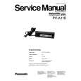 PANASONIC PVA110 Instrukcja Serwisowa