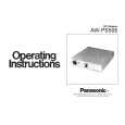 PANASONIC AWPS505 Instrukcja Obsługi
